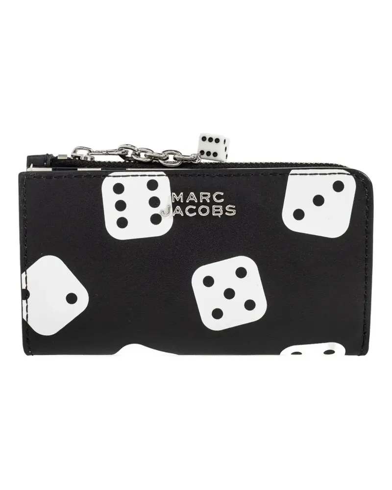 Marc Jacobs x Derrick Adams Portemonnaie mit Würfelanhänger - Schwarz Schwarz