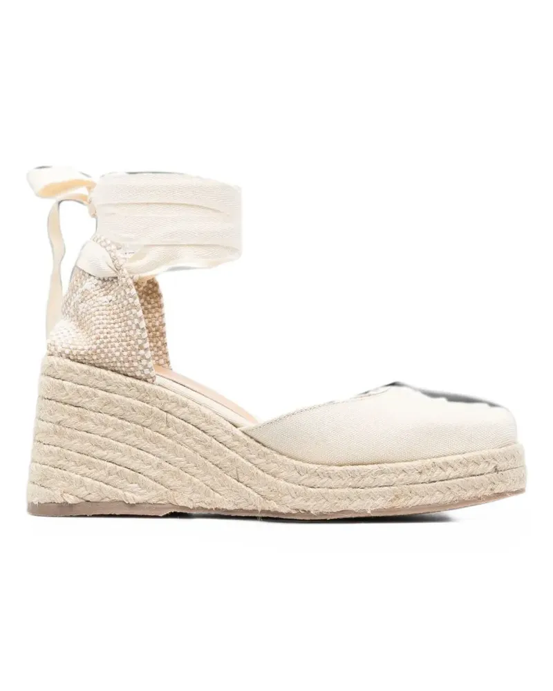 Castañer Tina wedge sandals - Nude Nude