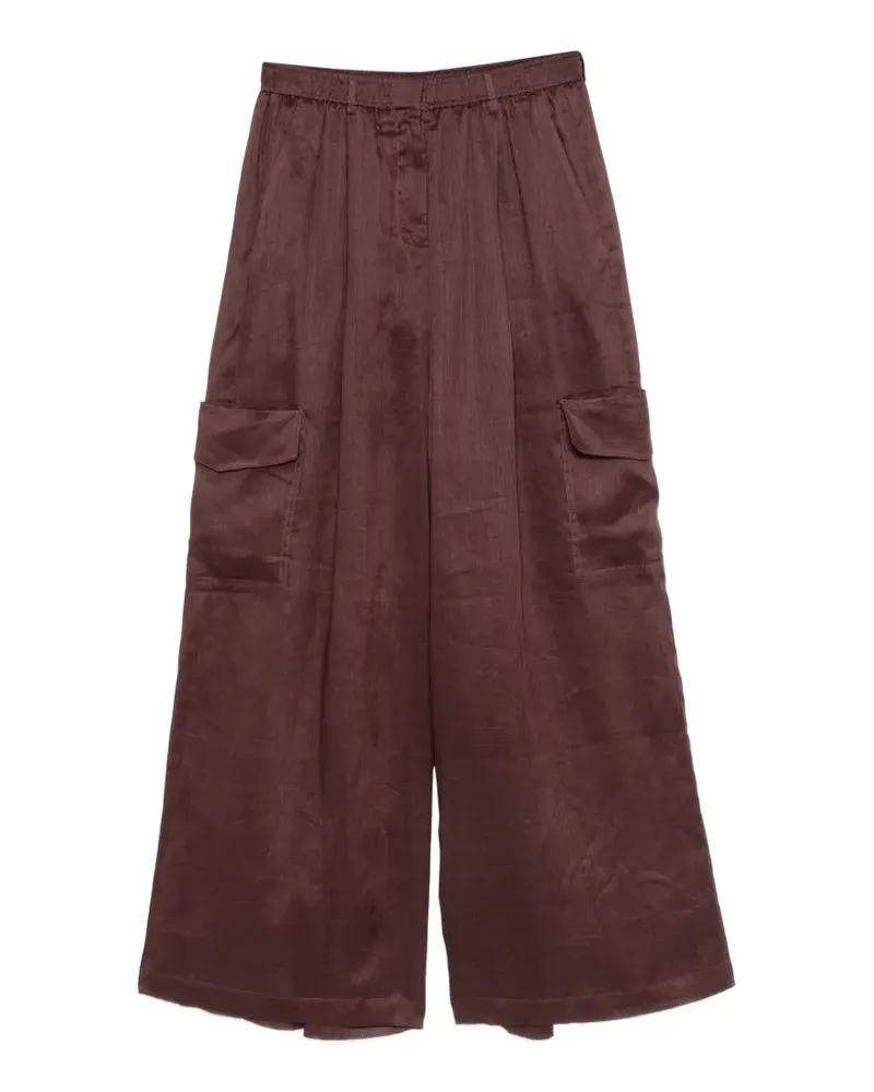 Isabelle Blanche wide-leg palazzo pants - Braun Braun