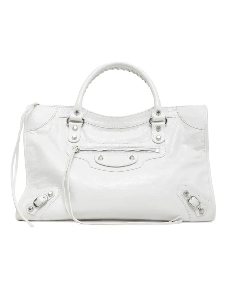 Balenciaga Mittelgroße Le City Tote Bag - Weiß Weiß