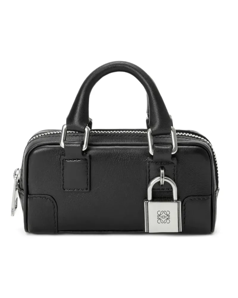 Loewe Mini Amazona Handtasche 16cm - Schwarz Schwarz