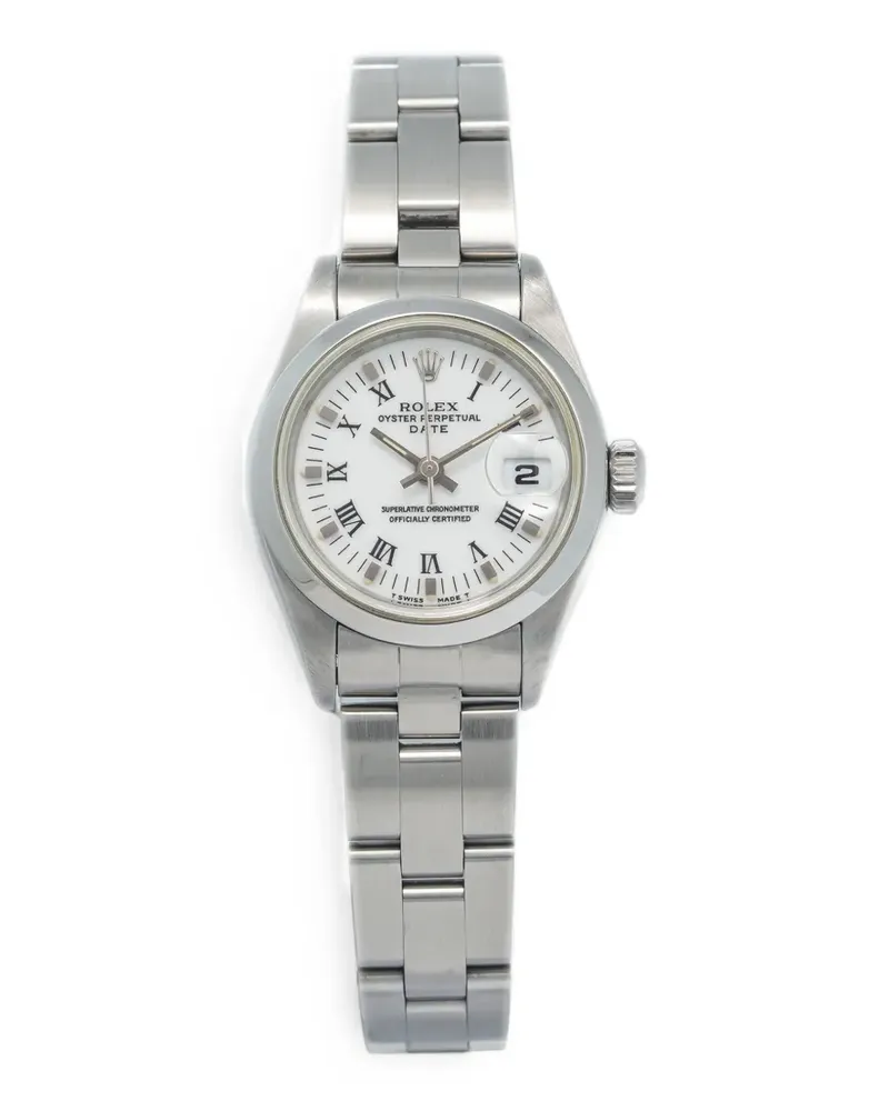 Rolex Oyster Perpetual Date Armbanduhr 26mm - Weiß Weiß