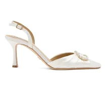 Octaviah Pumps mit Perlenverzierung - Weiß
