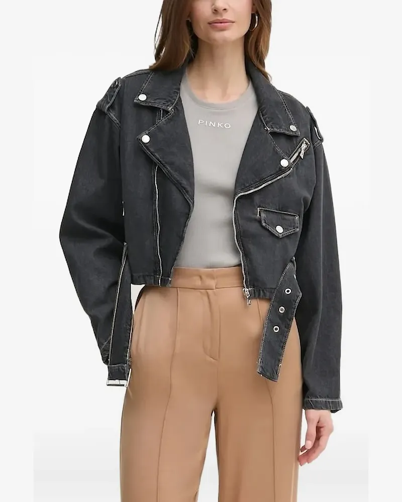 Guess Jeansjacke mit Gürtel - Blau Blau