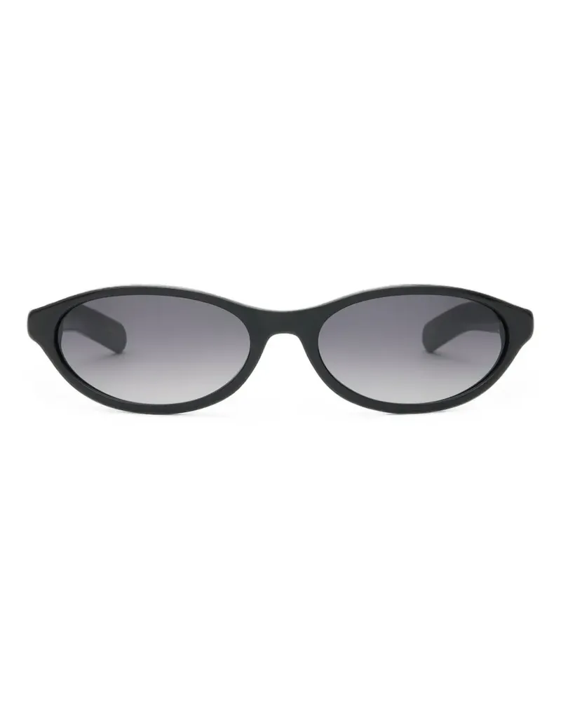 FLATLIST Olympia oval-frame sunglasses - Schwarz Schwarz