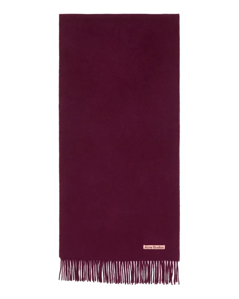 Acne Studios fringed scarf - Rot Rot