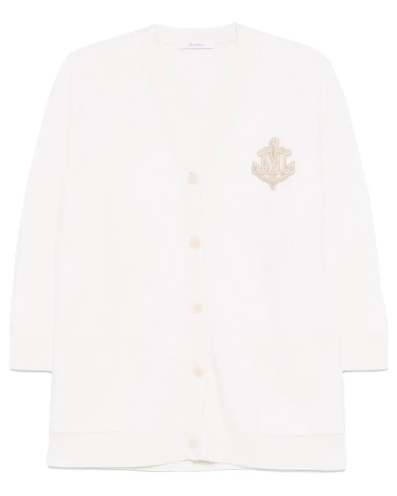 Max Mara Ravello Cardigan - 1 WHITE 1