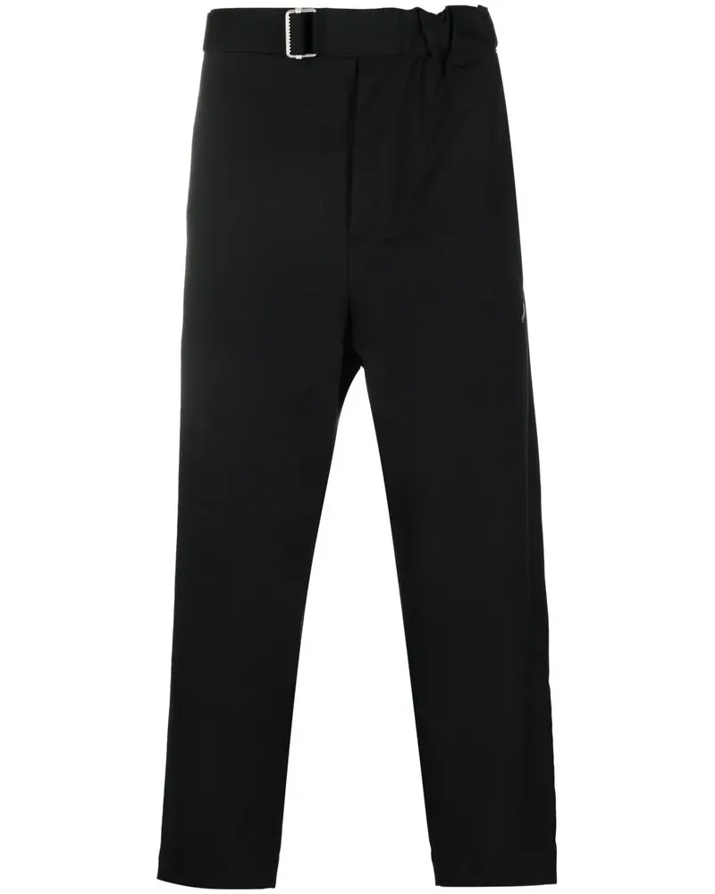 OAMC Gerade Hose mit Gürtel - Schwarz Schwarz