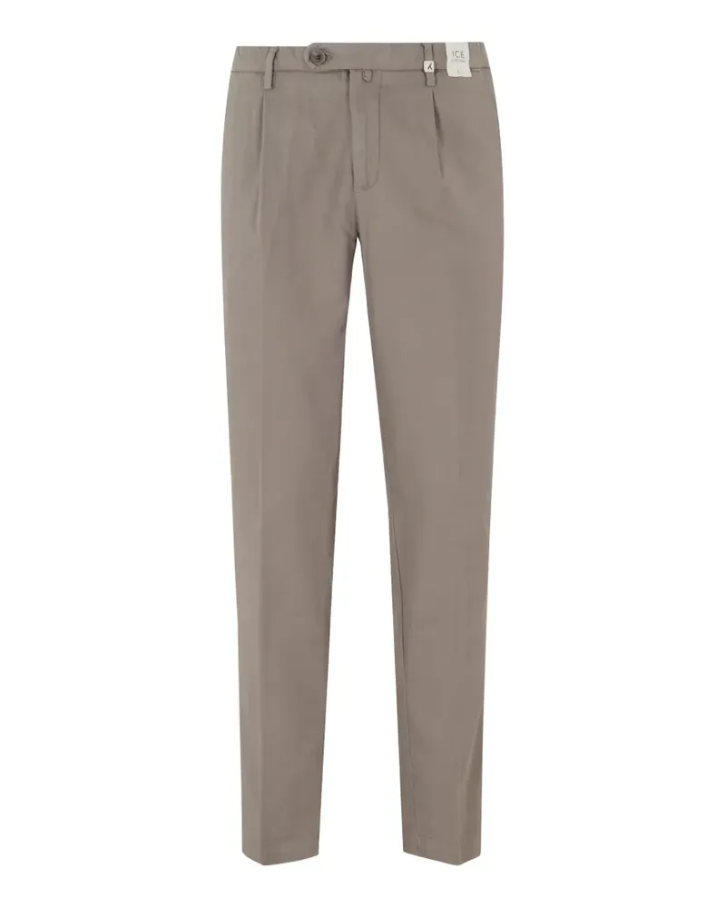 MYTHS pleated pressed-crease trousers - Nude Nude