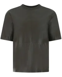 Amiri T-Shirt aus Leder Braun