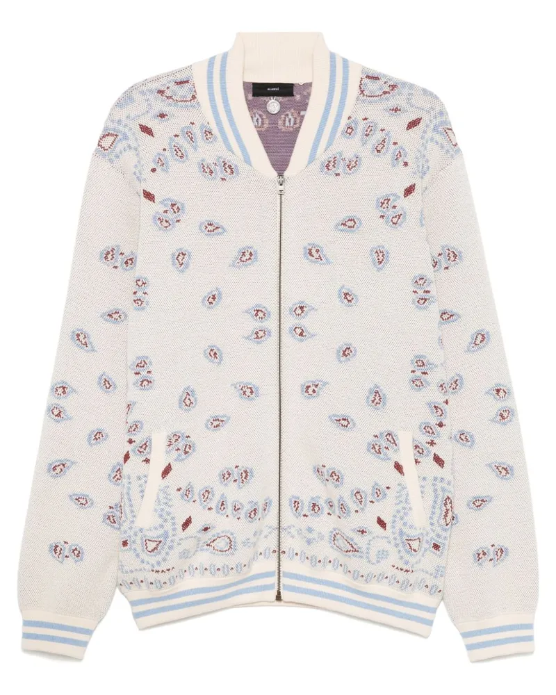 Alanui Bomberjacke mit Bandana-Print Nude