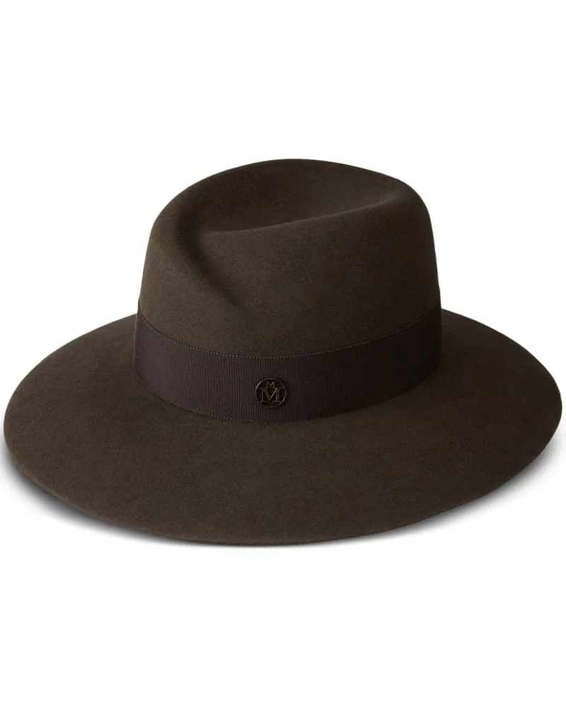Maison Michel Virginie Fedora - Braun Braun