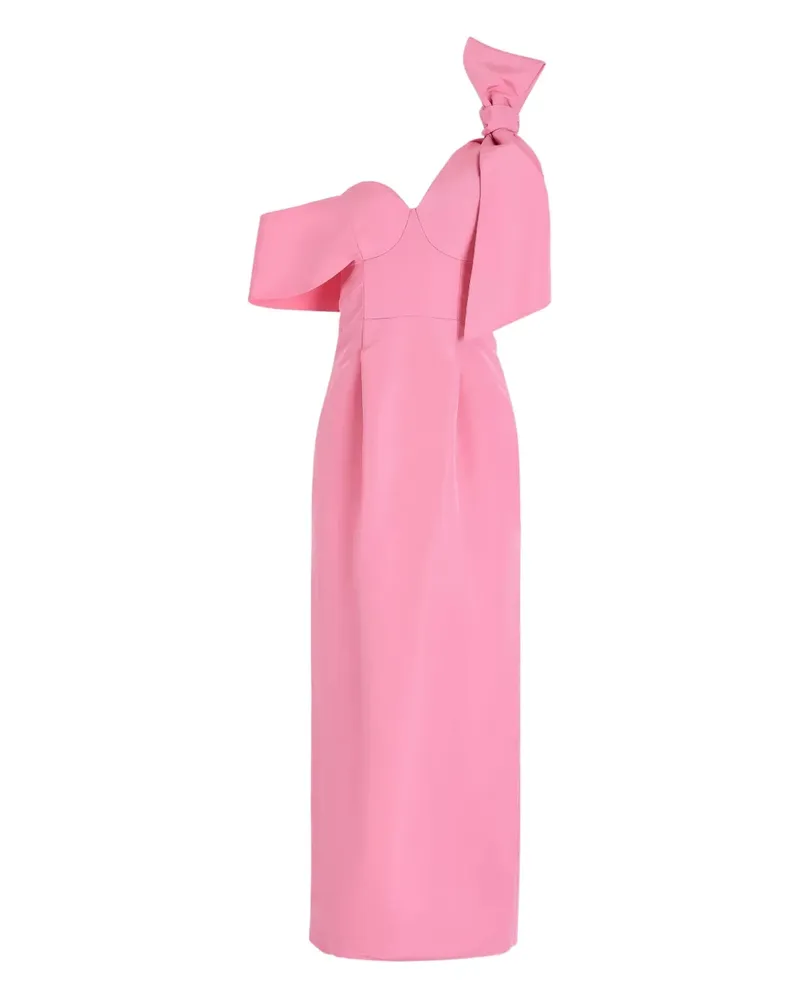 Rosie Assoulin Seidenkleid mit Schleife - Rosa Rosa