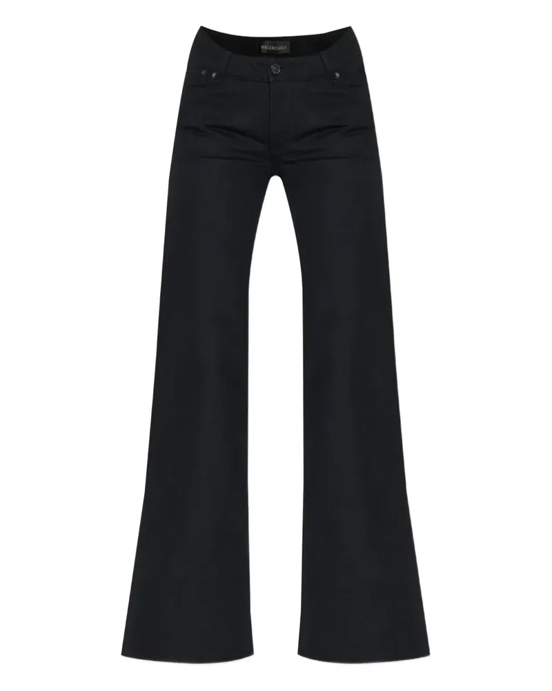 Balenciaga Hose mit Gürtelschlaufen - Schwarz Schwarz