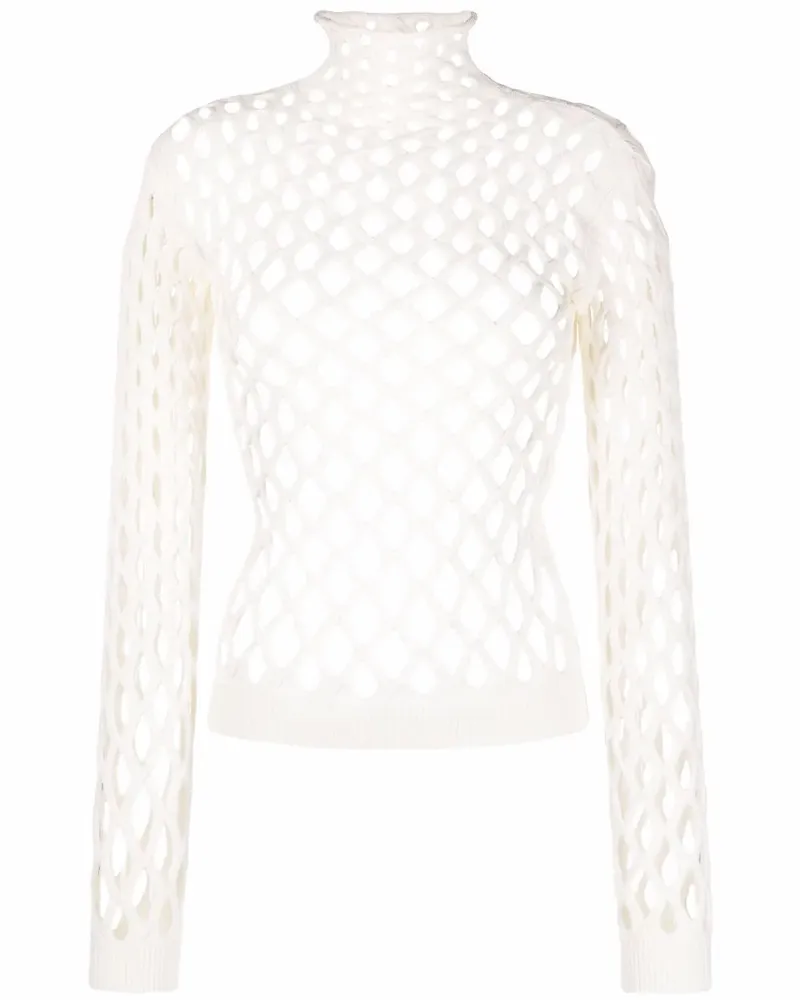 Valentino Garavani Pullover mit Cut-Outs - Weiß Weiß
