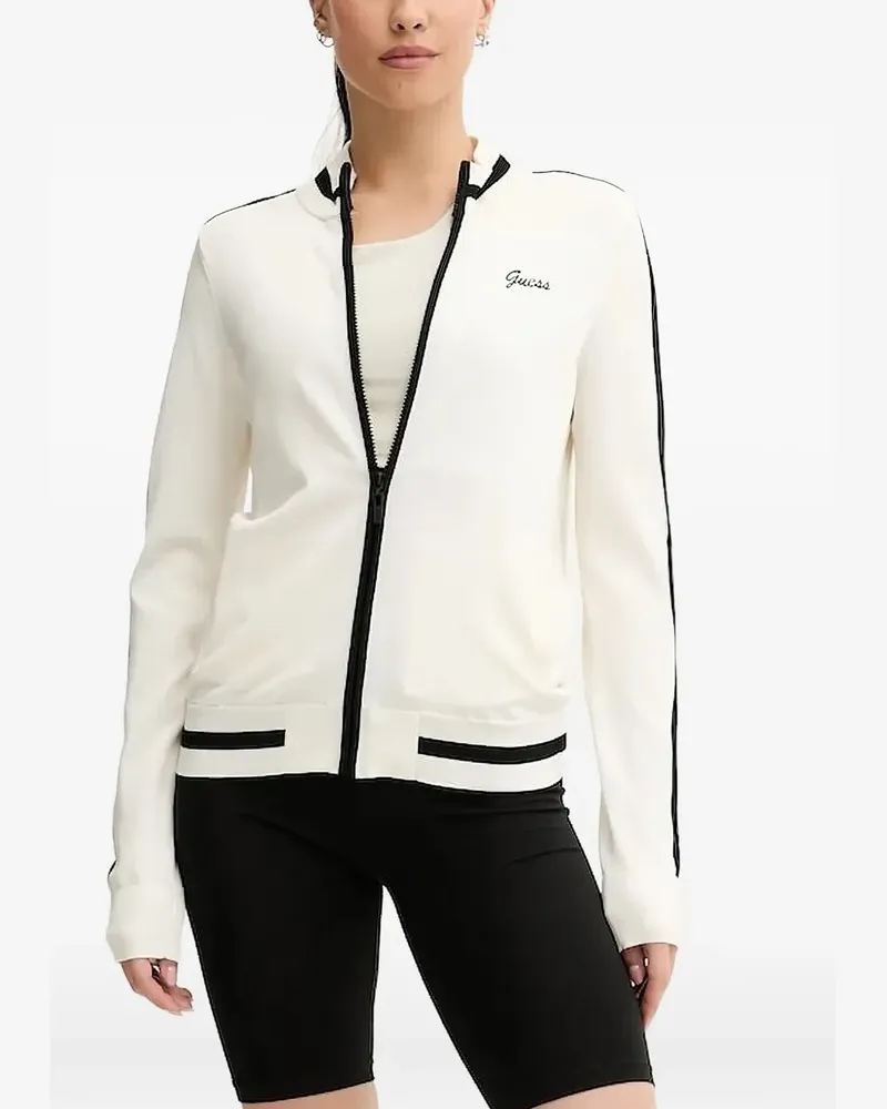Guess Sweatshirtjacke mit Einsätzen - Nude Nude