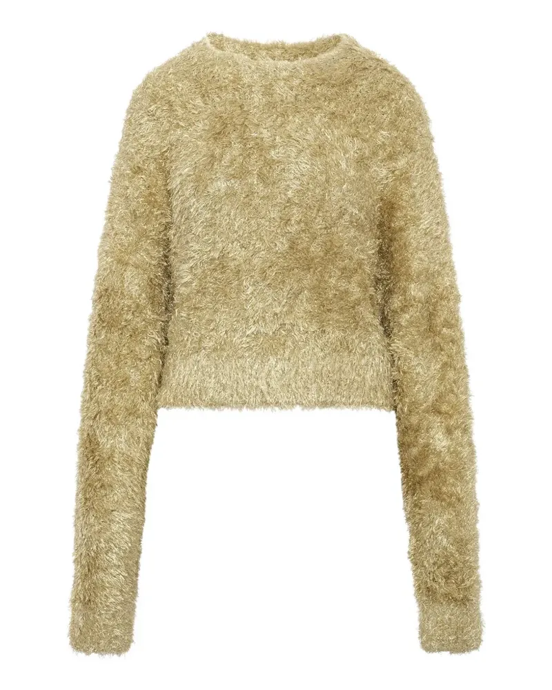 Noir Kei Ninomiya Pullover mit Lamé-Effekt - Gold Gold