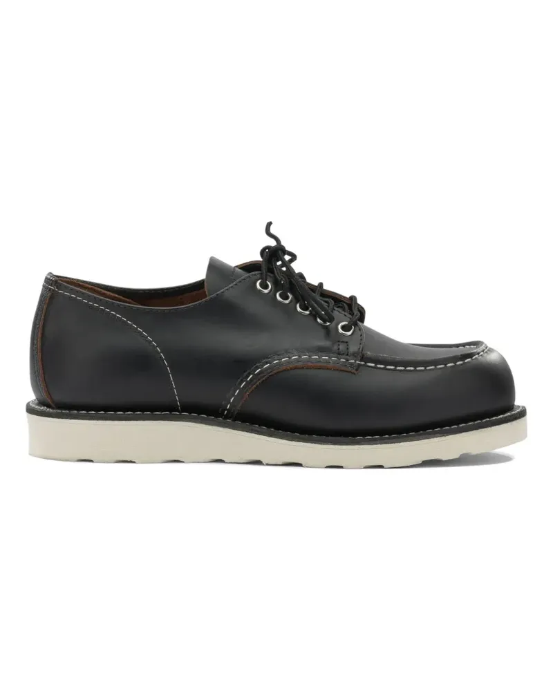 Red Wing Shoes contrast-stitch lace-up boat shoes - Schwarz Schwarz