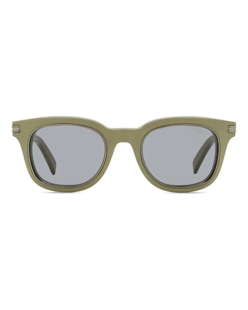 Ermenegildo Zegna Sonnenbrille mit eckigem Gestell - Nude Nude