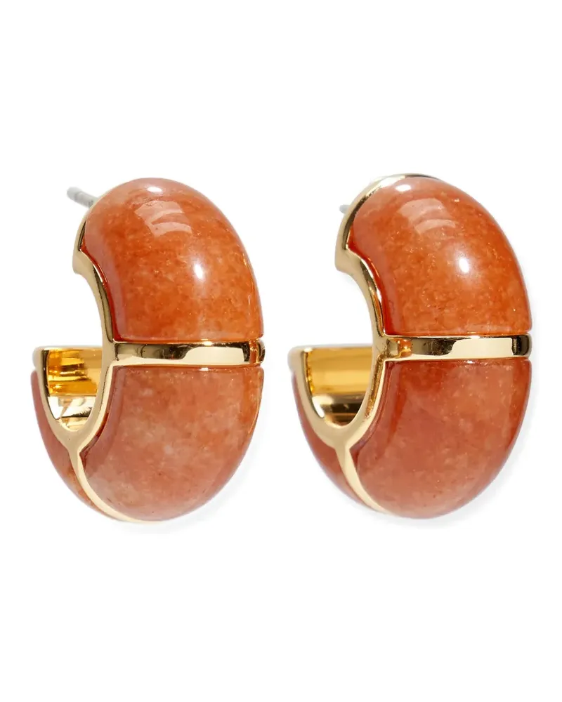 Lizzie Fortunato Zellige Creolen - Gold Gold