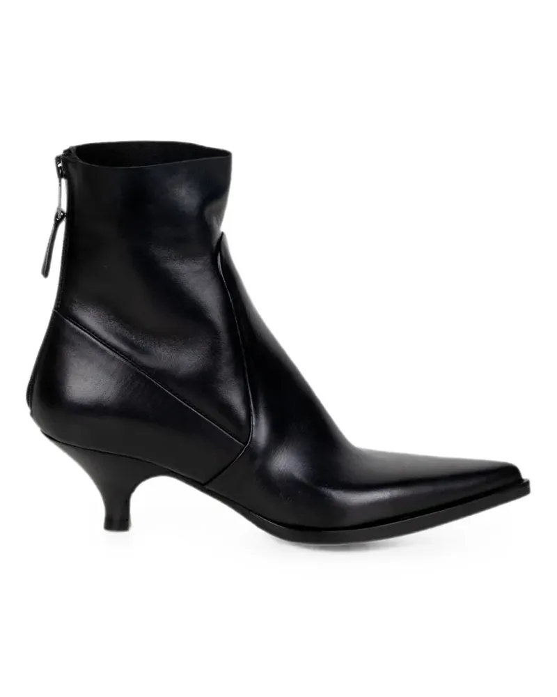 Elena Iachi Thais pointed-toe zip-fastening ankle boots - Schwarz Schwarz