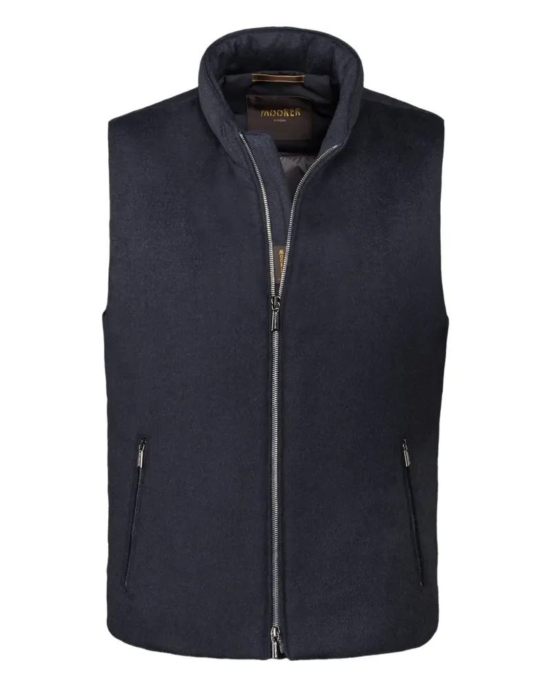 MOORER Uros-ls9 sleeveless gilet - Blau Blau