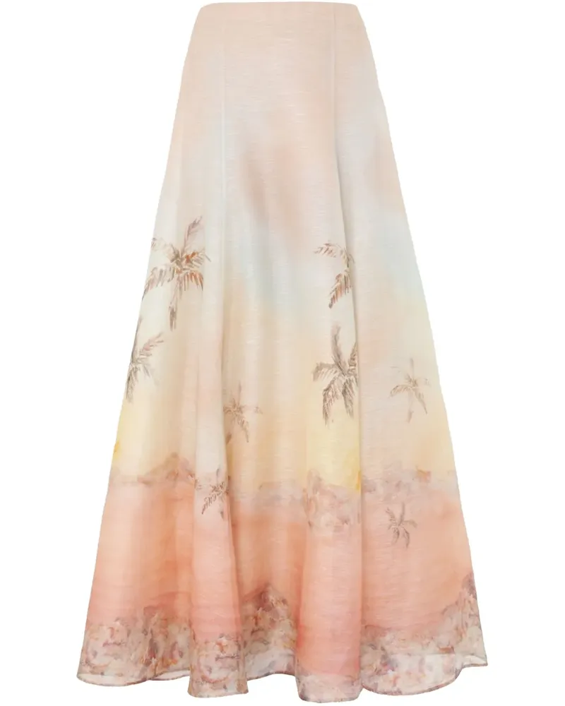 Zimmermann Illuminate Maxirock - Rosa Rosa