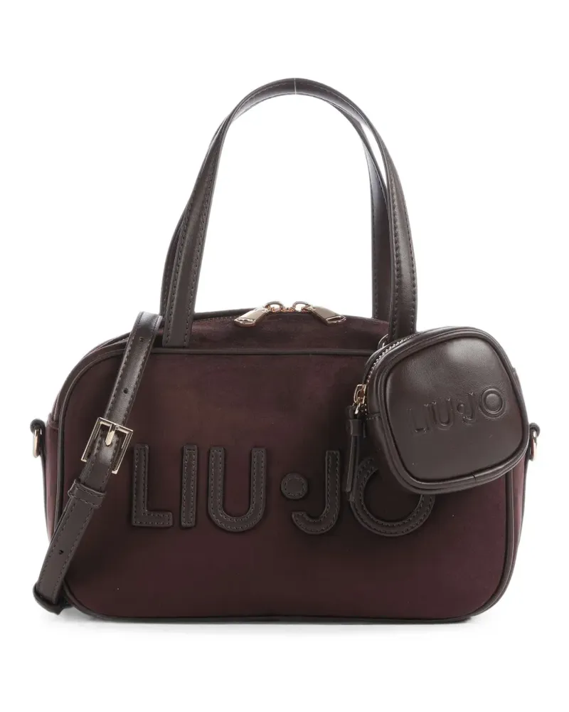 Liu Jo Tote Bag mit Logo-Patch und Beuteldetail - Braun Braun