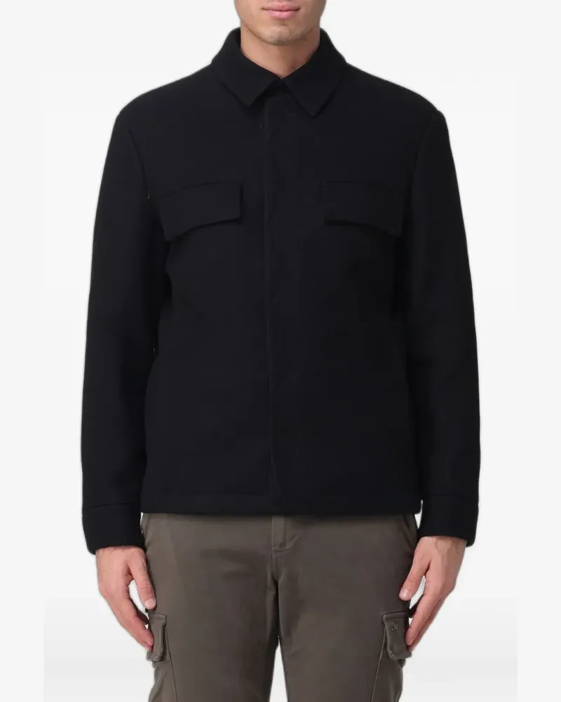 Premiata flap-pocket overshirt - Schwarz Schwarz