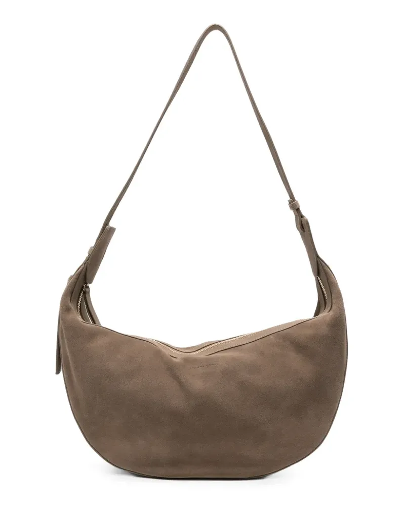 Liviana Conti Abgerundete Schultertasche - Nude Nude