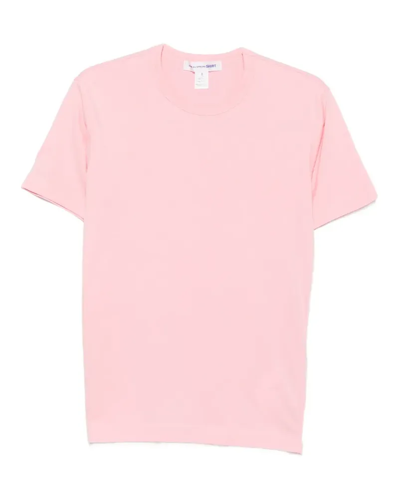 Comme des Garçons T-Shirt mit Reißverschluss - Rosa Rosa