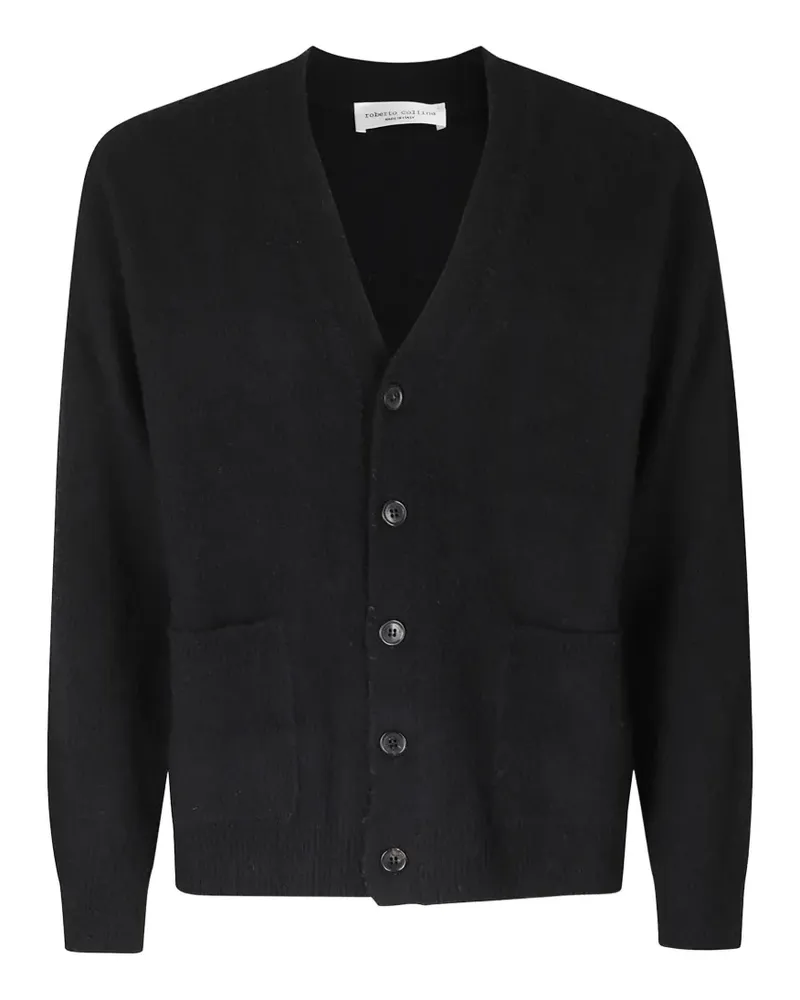 Roberto Collina Casentino wool cardigan - Schwarz Schwarz