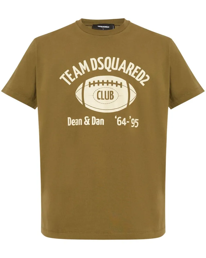 Dsquared2 T-Shirt mit Logo - Grün Grün