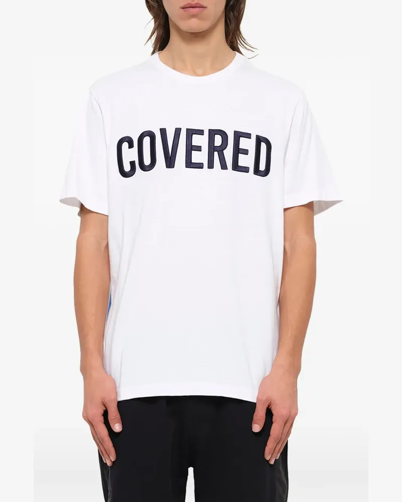 JUUN.J T-Shirt mit "Covered"-Patch - Weiß Weiß