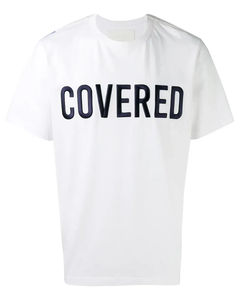 JUUN.J T-Shirt mit "Covered"-Patch - Weiß Weiß