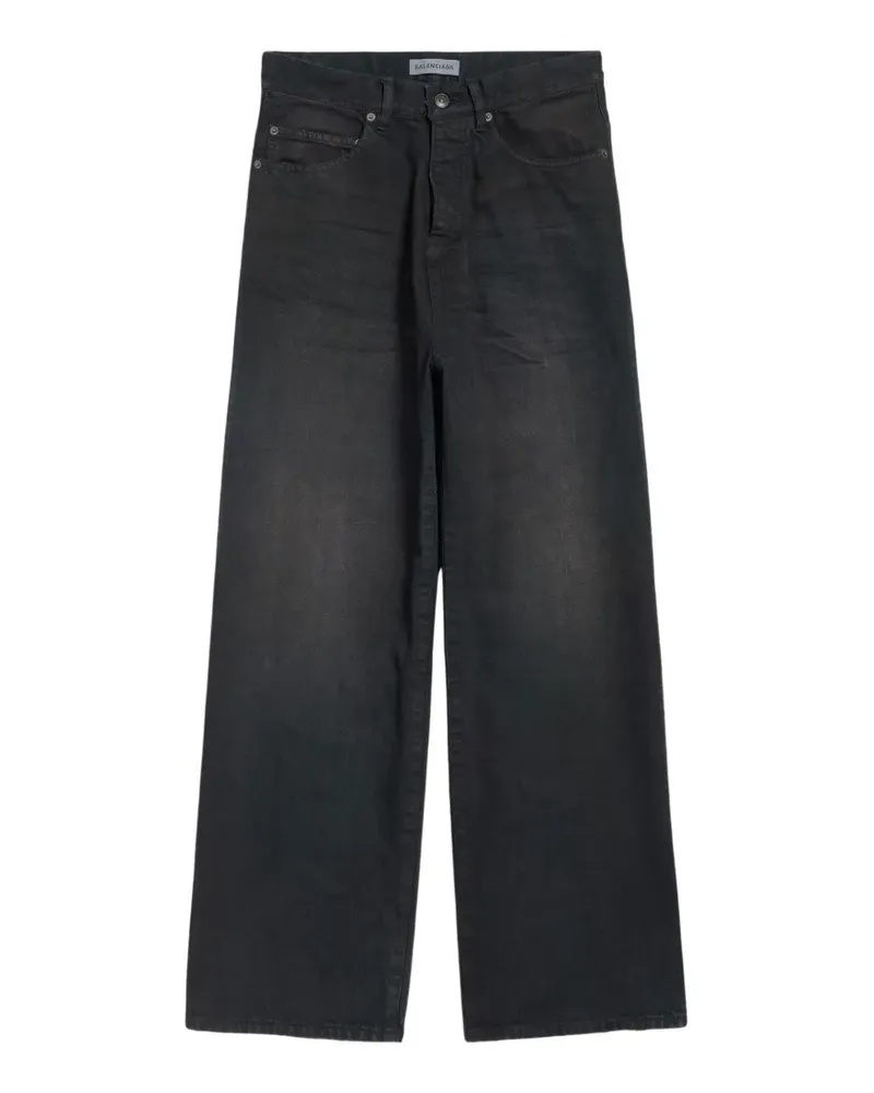 Balenciaga Jeans im Five-Pocket-Design - Schwarz Schwarz