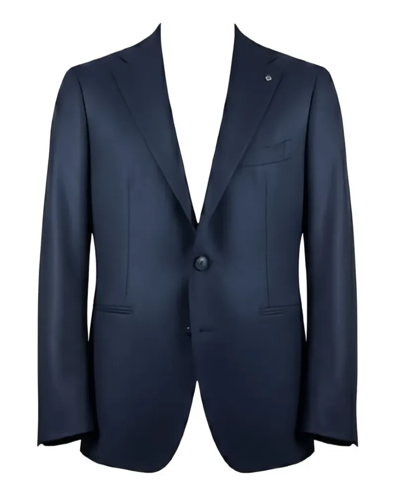 Tagliatore Blazer mit Schalkragen - Blau Blau