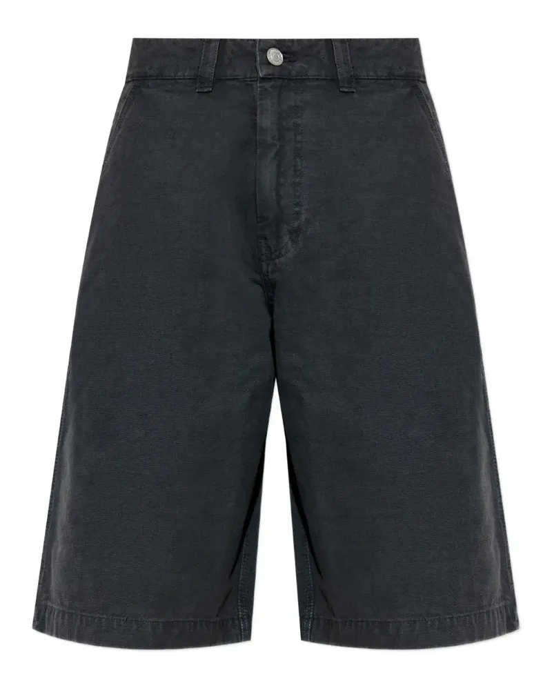 AllSaints Cargo-Shorts mit Gürtel - Schwarz Schwarz