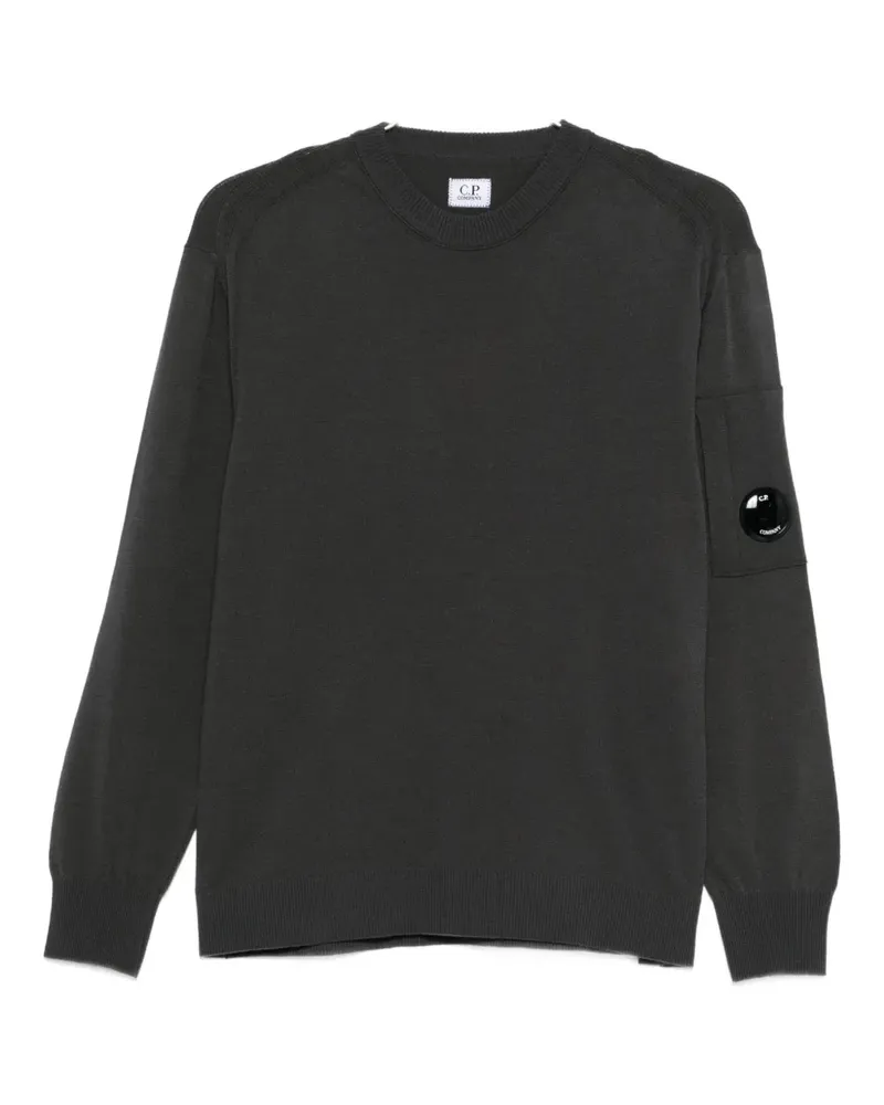 C.P. Company Pullover mit Lens-Detail - Schwarz Schwarz