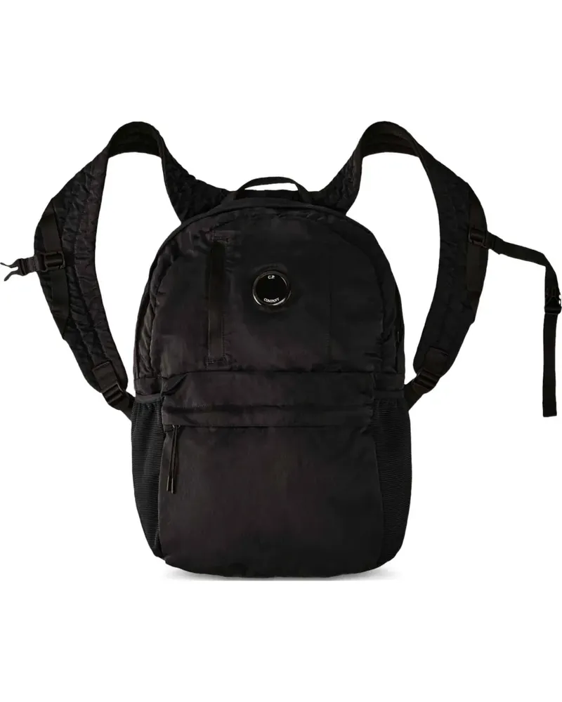 C.P. Company Rucksack mit Linsen-Detail - Schwarz Schwarz