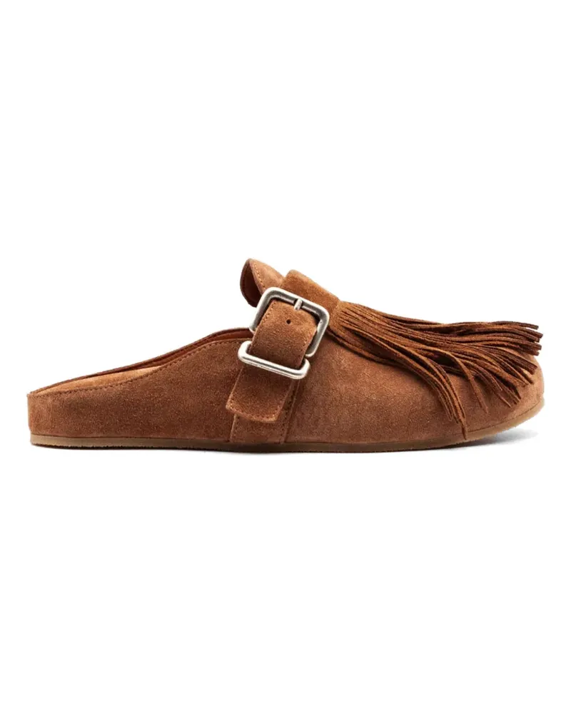 Vic Matié fringed buckle mules - Braun Braun