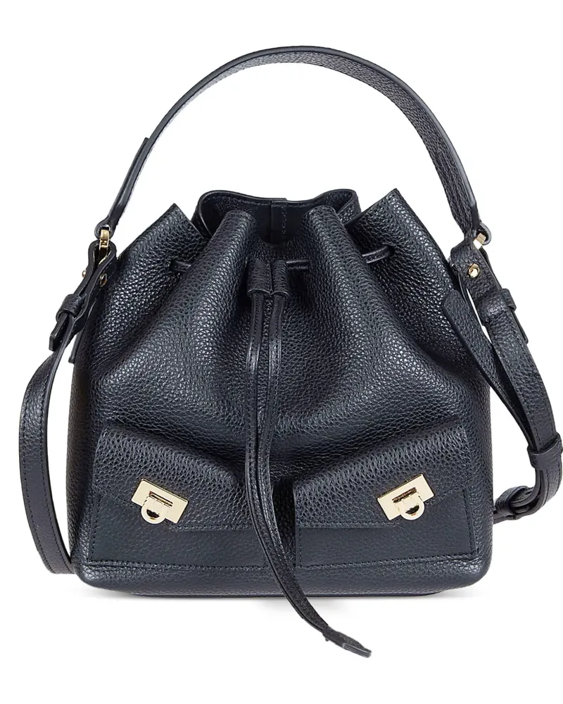 Ferragamo multi-pocket bucket bag - Schwarz Schwarz