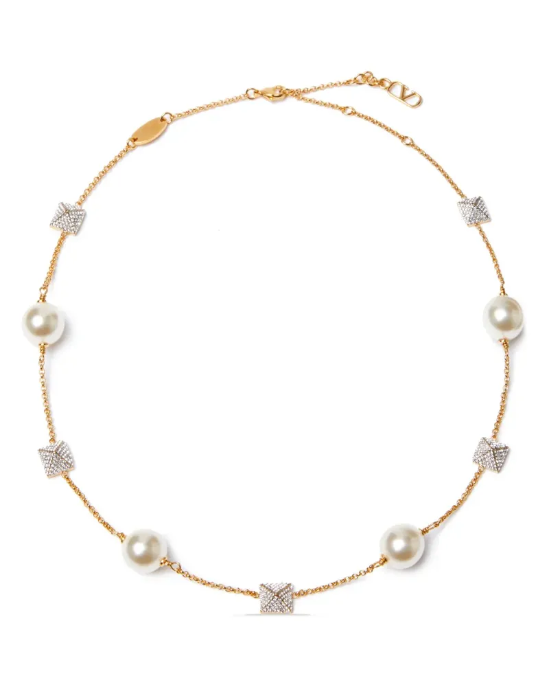 Valentino Garavani Choker mit Perlen - Gold Gold