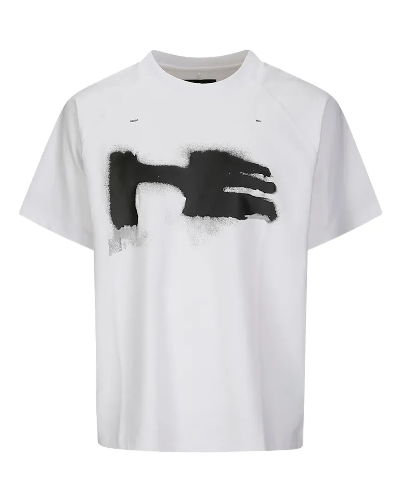 Heliot Emil T-Shirt mit grafischem Print - Weiß Weiß
