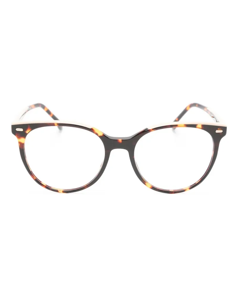 Carrera Runde Brille in Schildpattoptik - Braun Braun