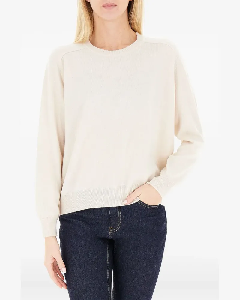 Ballantyne Klassischer Kaschmirpullover - Nude Nude