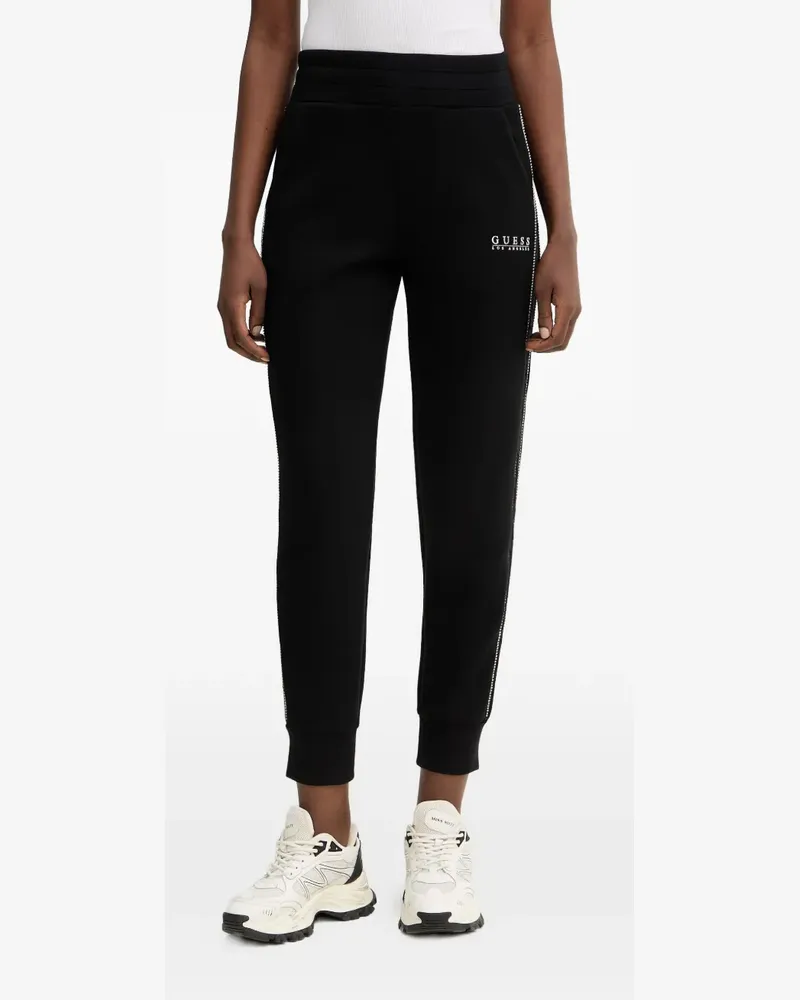 Guess Jogginghose mit Spitzendetail - Schwarz Schwarz