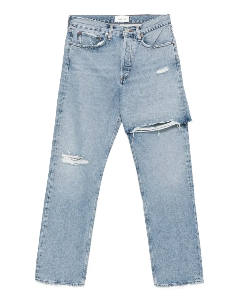AGOLDE ripped cotton jeans - Blau Blau