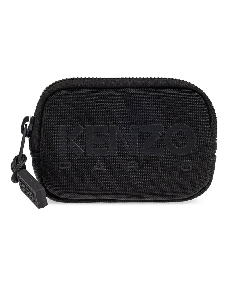Kenzo Portemonnaie mit Logo-Stickerei - Schwarz Schwarz