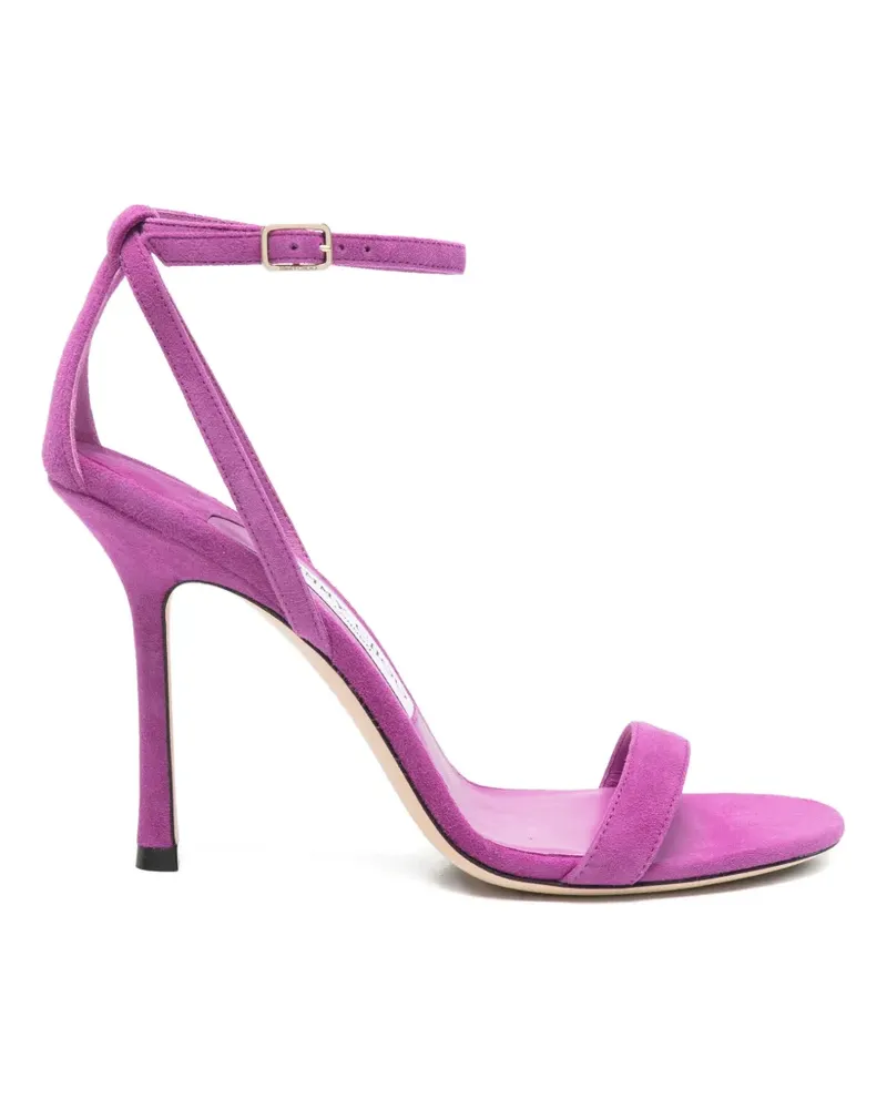 Jimmy Choo Moza suede ankle-strap sandals - Violett Violett